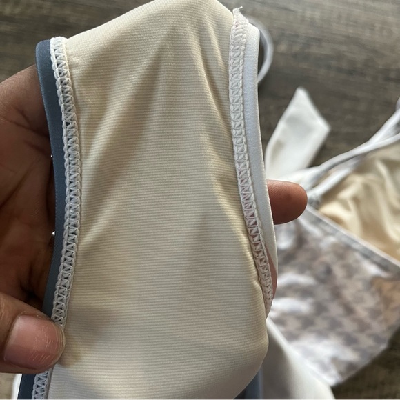 Nani Swimwear. Womens neutral color one piece swimsuit. Size medium. - Picture 11 of 14